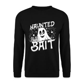 Ghost Bait Halloween Parapsychology - Unisex Sweatshirt - black - Front - Alina (178cm) & Michal (187cm)