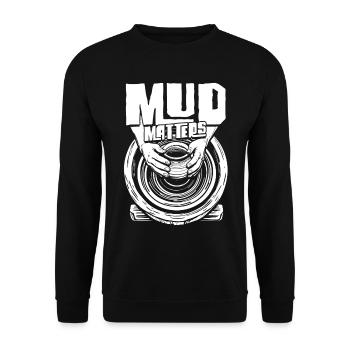 Poterie Poterie Poterie Mud Matters - Sweat-shirt Unisexe - noir - Devant - Alina (178cm) & Michal (187cm)