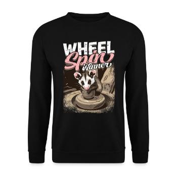 Pottery Pottery Pottery Wheel Spin Winner - Sweat-shirt Unisexe - noir - Devant - Alina (178cm) & Michal (187cm)