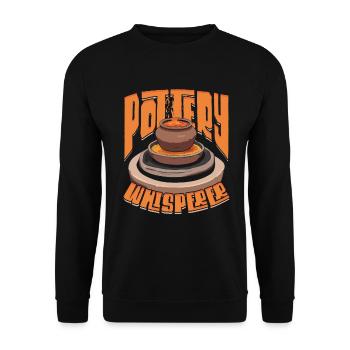 Poterie Poterie Poterie - Sweat-shirt Unisexe - noir - Devant - Alina (178cm) & Michal (187cm)