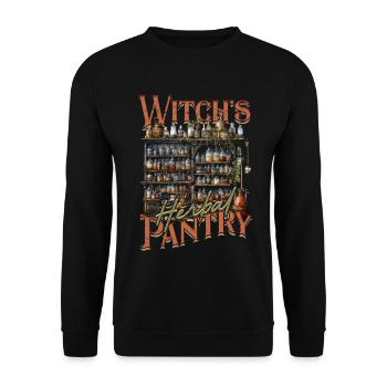 Apotheker Kräutersammler Apothekerin - Unisex Pullover - Schwarz - Vorne - Alina (178cm) & Michal (187cm)