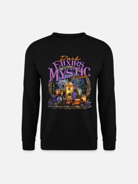 Apoteker Mørke Eliksirer Mystiske Nætter - Unisex sweater - sort