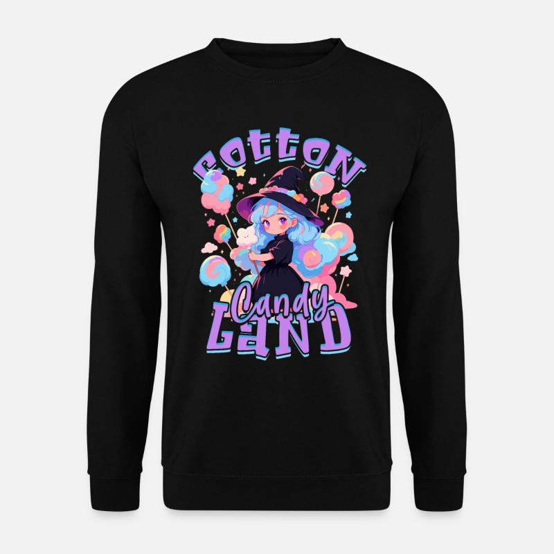 Cotton candy - Unisex Sweatshirt - black