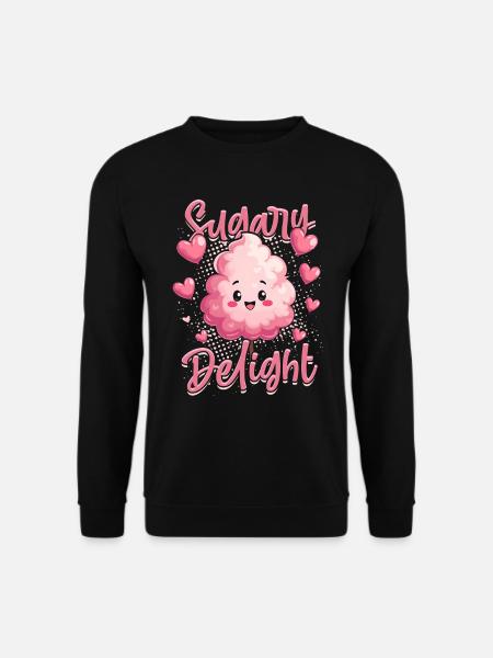 Zuckerwatte Sugary Delight - Unisex Pullover - Schwarz