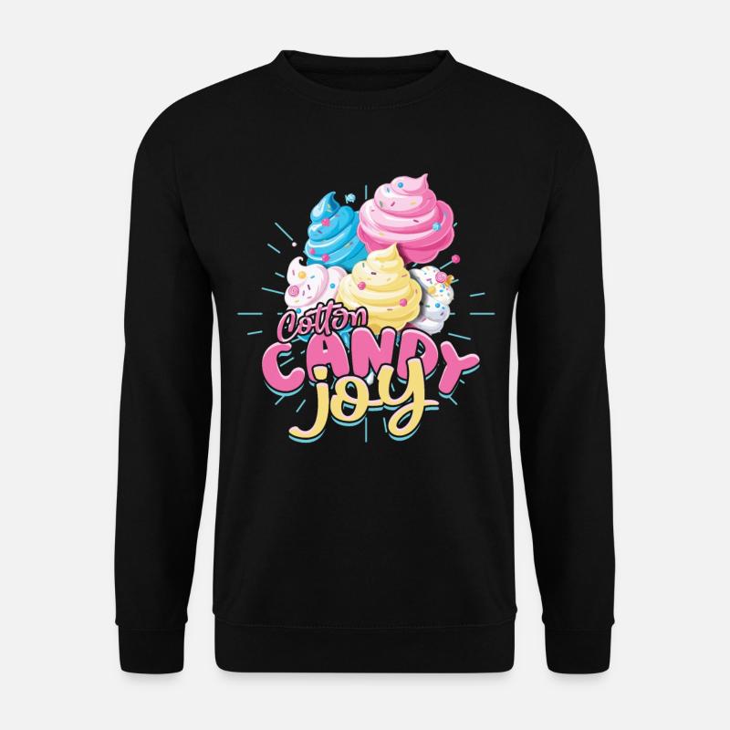 Zuckerwatte Cotton Candy Joy - Unisex Pullover - Schwarz