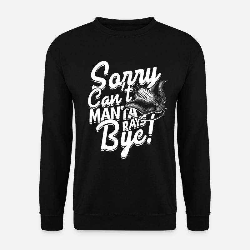 Manta rays, stingrays - Unisex Sweatshirt - black