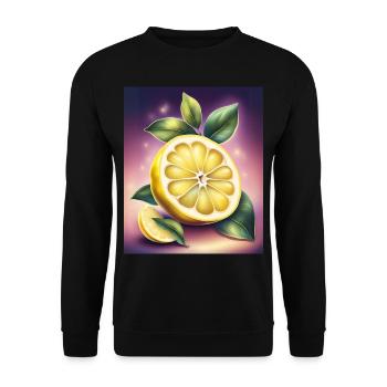 Citron aigre-doux - Sweat-shirt Unisexe - noir - Devant - Alina (178cm) & Michal (187cm)