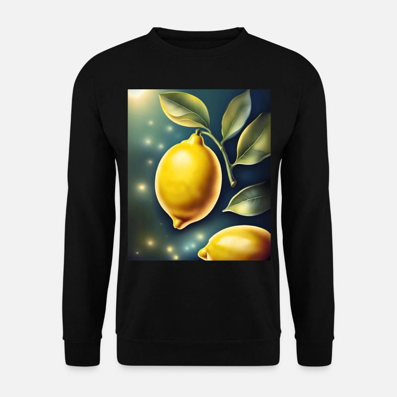 Healthy lemon lemon - Unisex Sweatshirt - black