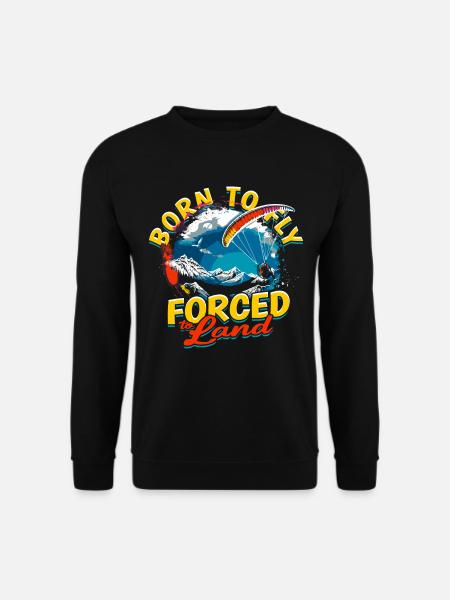 Paramotoring paramotor - Unisex Sweatshirt - black