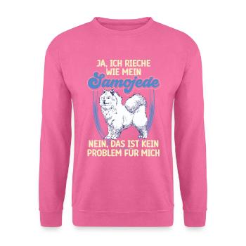 Samoyède Samoyède Spitz Odeur de Samoyède - Sweat-shirt Unisexe - rose - Devant
