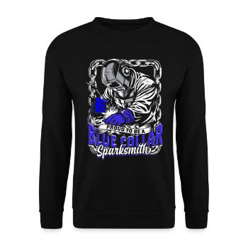Welder Welding Specialist - Unisex Sweatshirt - black - Front - Alina (178cm) & Michal (187cm)