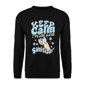 Nuclear phobia Mysophobia - Unisex Sweatshirt - black - Front - Alina (178cm) & Michal (187cm)