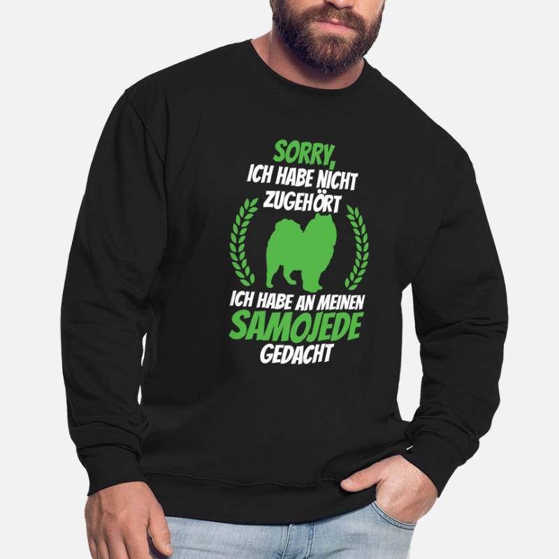 J’ai pensé à Samoyède, Samoyède Spitz, Samoyède Sweat-shirt Unisexe