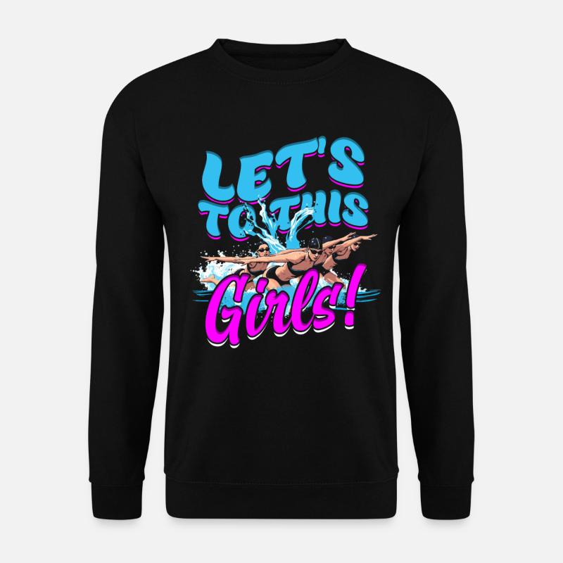 Synchronized Swimming Synchro Swimmers - Unisex Sweatshirt - black