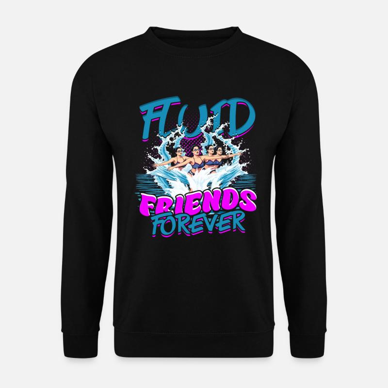 Synchronized Swimming Synchro Swimmers - Unisex Sweatshirt - black