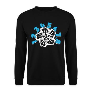 Synchronschwimmen Synchro Schwimmer - Unisex Pullover - Schwarz - Vorne - Alina (178cm) & Michal (187cm)