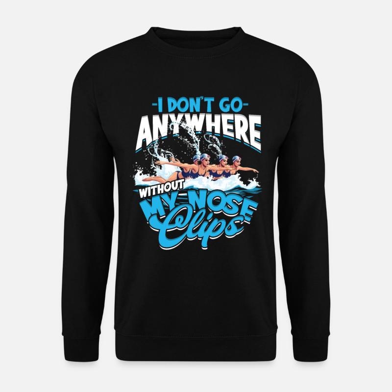 Nageuses synchronisées - Sweat-shirt Unisexe - noir