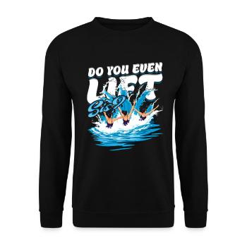 Natation synchronisée Soulevez-vous même votre sœur ? - Sweat-shirt Unisexe - noir - Devant - Alina (178cm) & Michal (187cm)