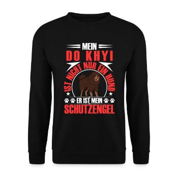 Do Khyi protects me Tibetan Mastiff Tibetan Mastiff - Unisex Sweatshirt - black - Front - Alina (178cm) & Michal (187cm)