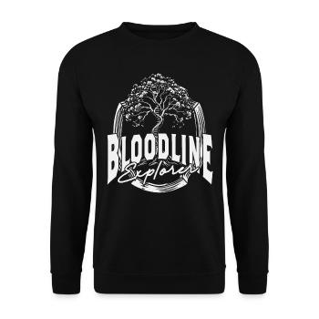 Généalogie Généalogie Bloodline Explorer - Sweat-shirt Unisexe - noir - Devant - Alina (178cm) & Michal (187cm)
