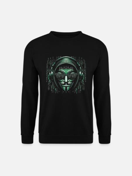 Hacker Informaticien Programmeur Informatique - Sweat-shirt Unisexe - noir