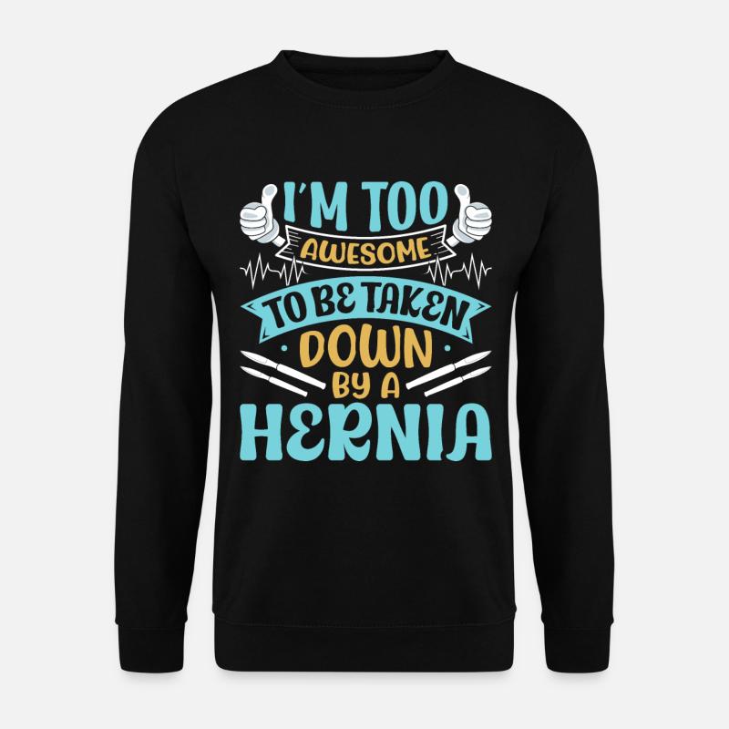 Hernia Surgery - Unisex Sweatshirt - black