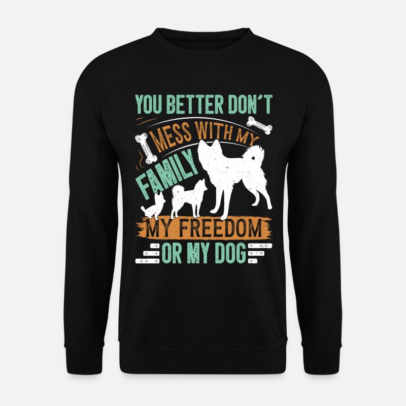 Alaskan Klee Kai - Unisex Pullover - Schwarz