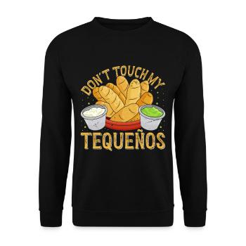 Tequenos Venezuelan - Unisex Sweatshirt - black - Front - Alina (178cm) & Michal (187cm)