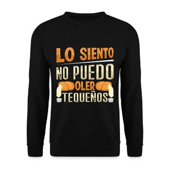 Tequenos Venezuelan - Unisex Sweatshirt - black - Front - Alina (178cm) & Michal (187cm)