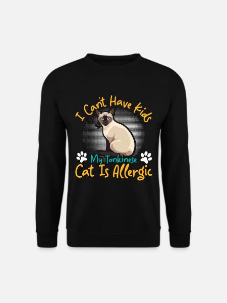 Chat tonkinois - Sweat-shirt Unisexe - noir