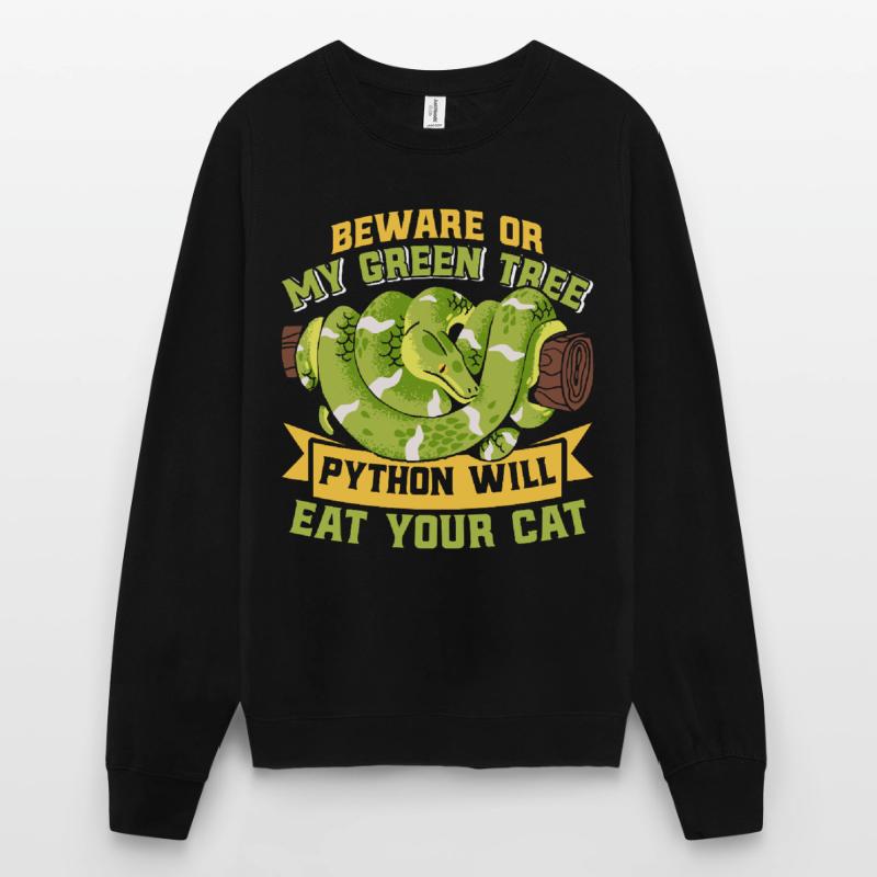 Green Tree Python Unisex Sweatshirt