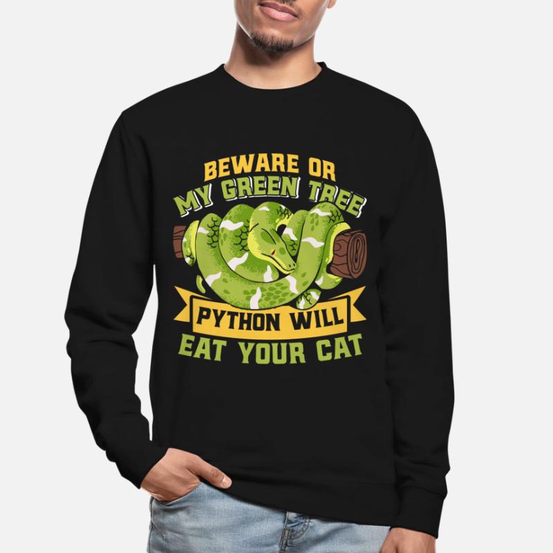 Green Tree Python Unisex Sweatshirt