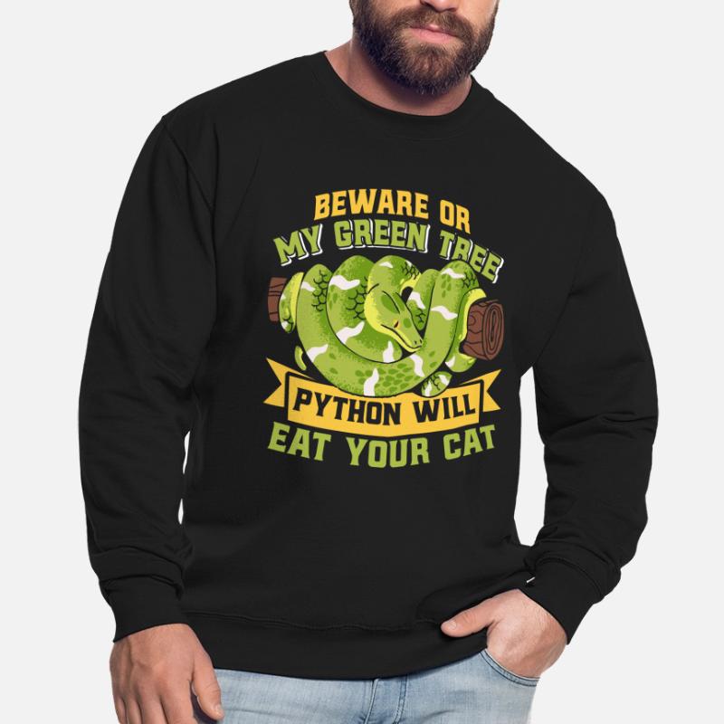 Green Tree Python Unisex Sweatshirt