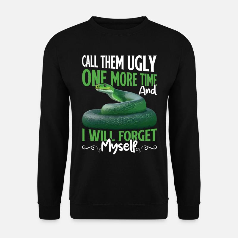 Green Tree Python - Unisex Pullover - Schwarz