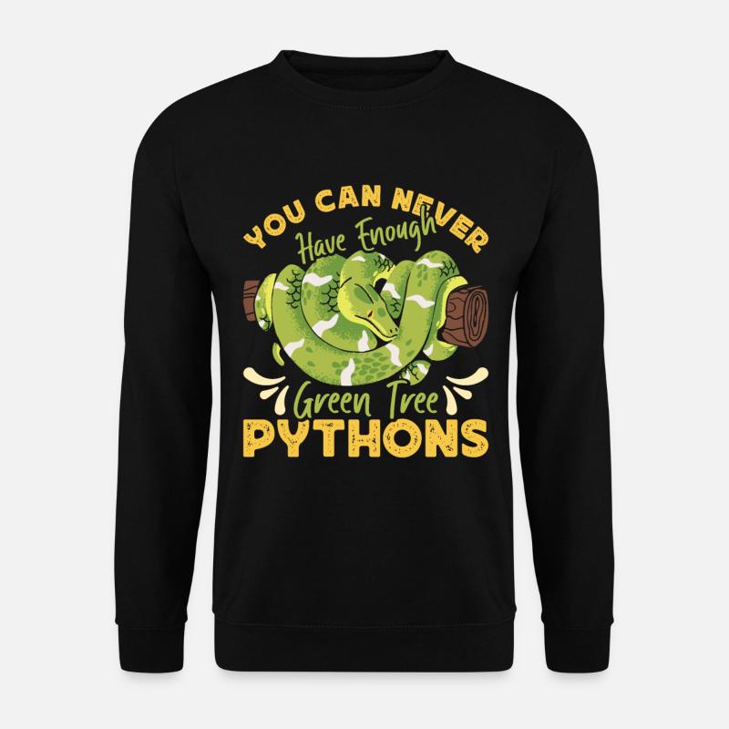 Python arborescent vert - Sweat-shirt Unisexe - noir