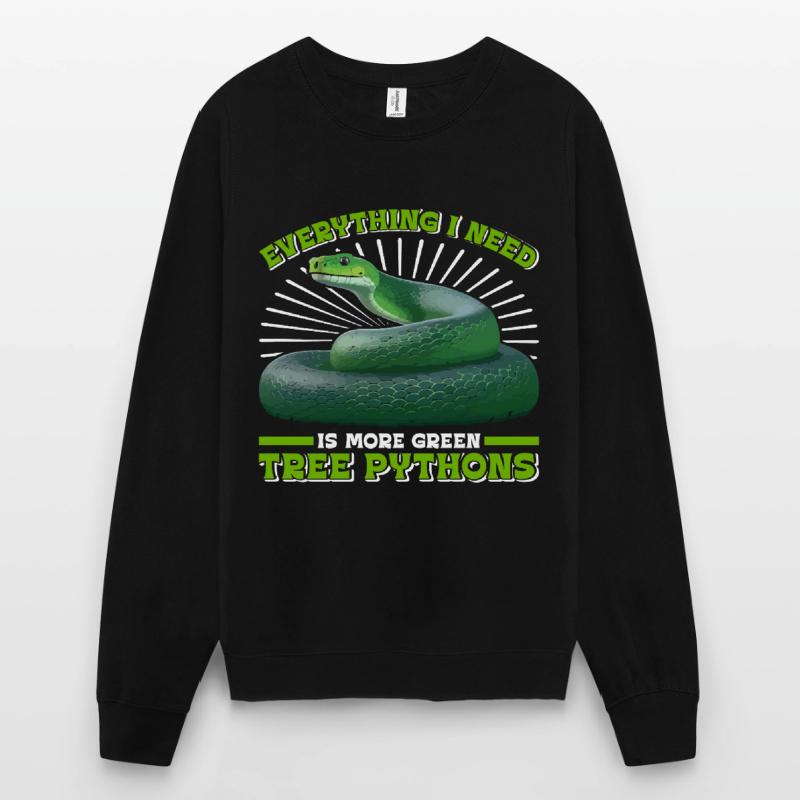 Green Tree Python Unisex Sweatshirt