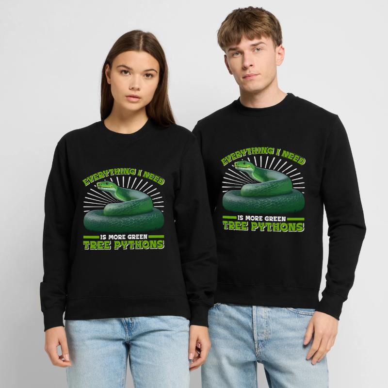 Green Tree Python Unisex Sweatshirt