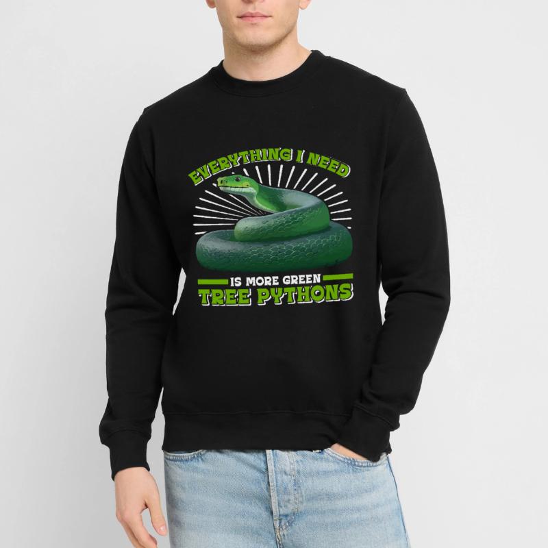 Green Tree Python Unisex Sweatshirt