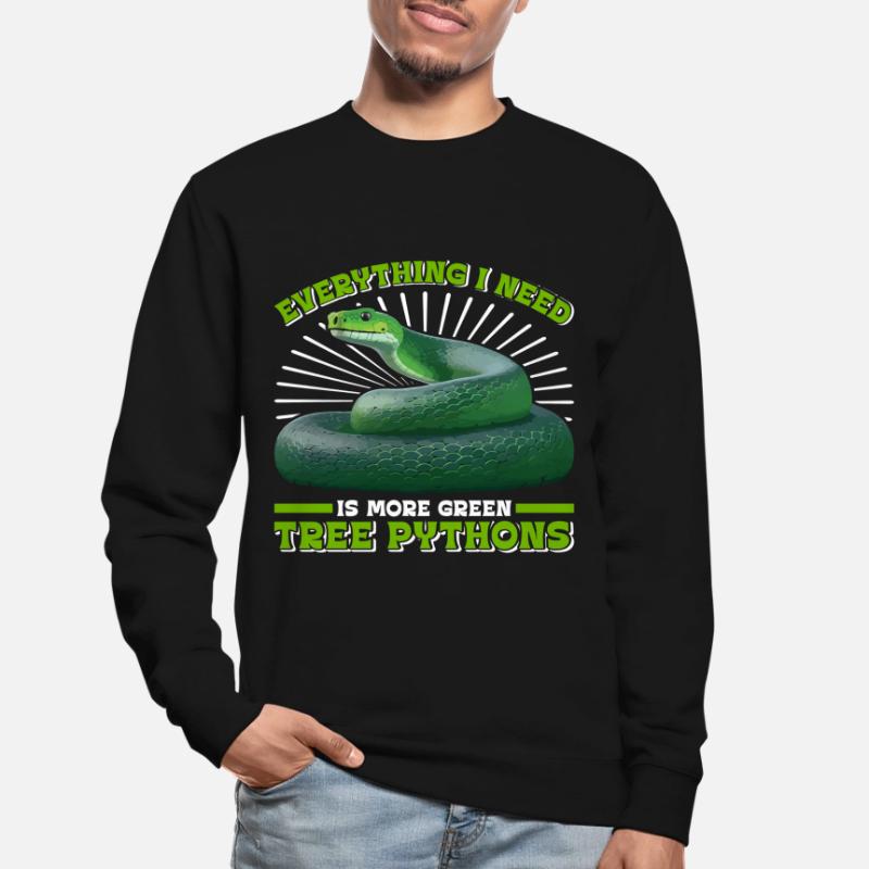 Green Tree Python Unisex Sweatshirt