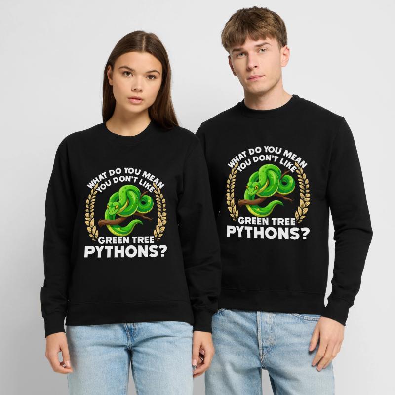 Green Tree Python Unisex Sweatshirt