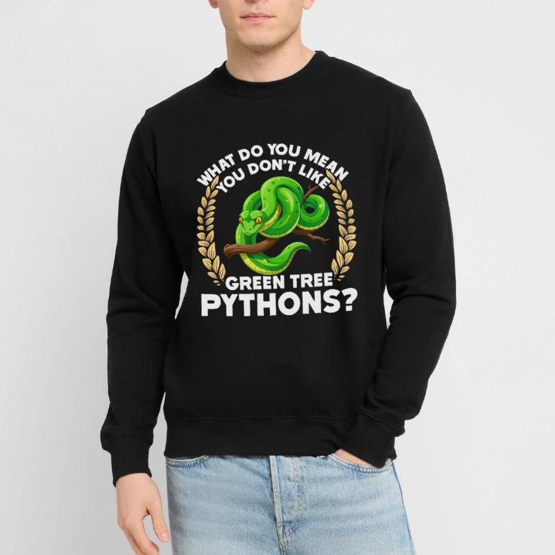 Green Tree Python Unisex Sweatshirt