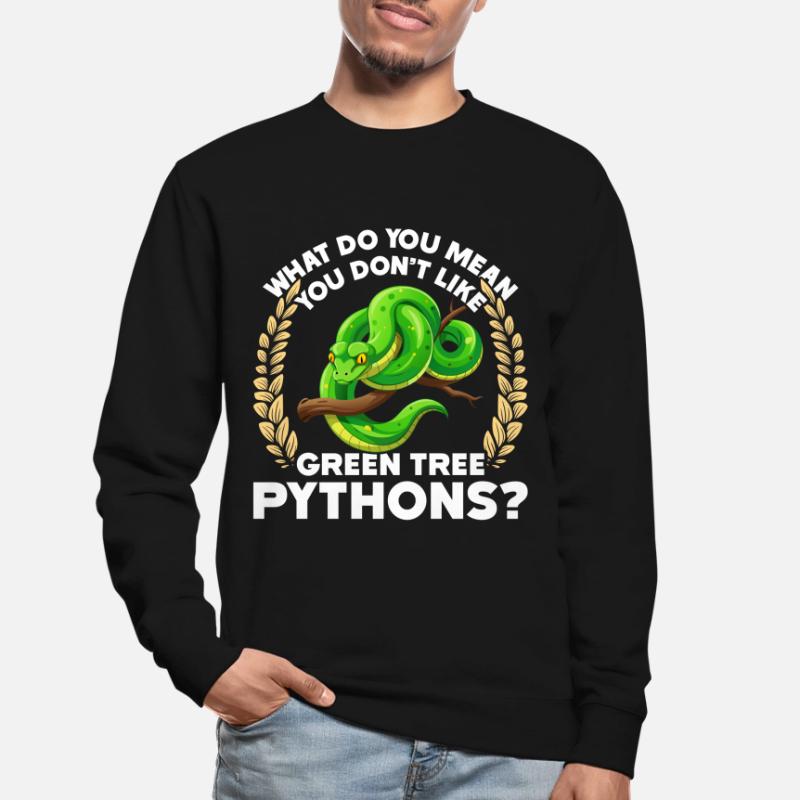 Green Tree Python Unisex Sweatshirt