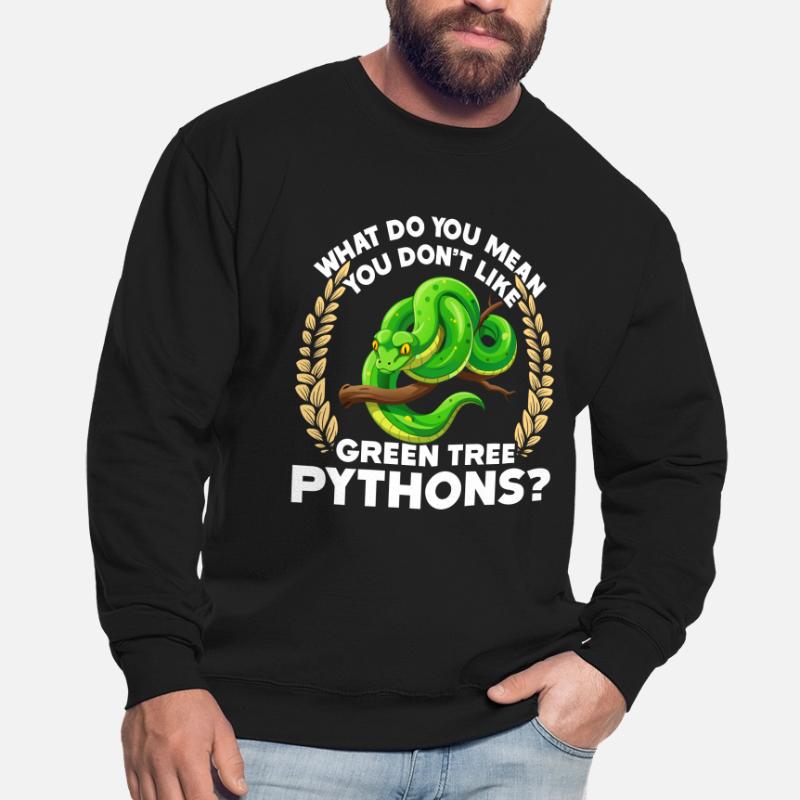 Green Tree Python Unisex Sweatshirt