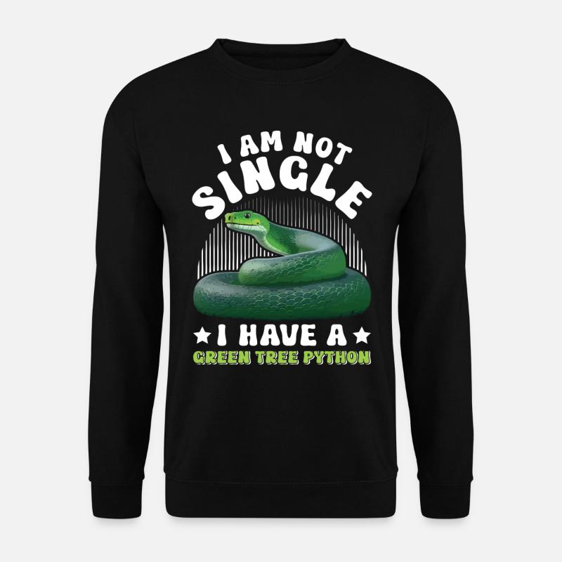Green Tree Python - Unisex Pullover - Schwarz