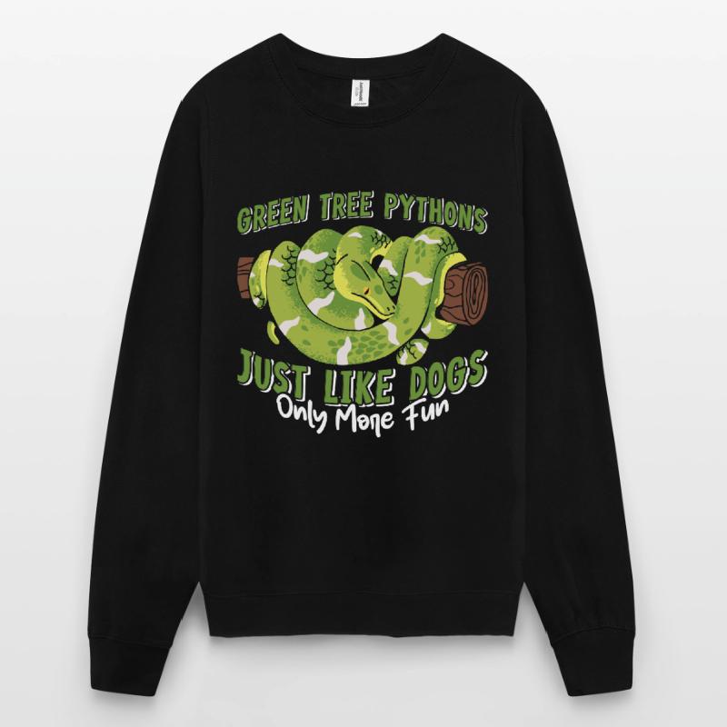 Green Tree Python Unisex Sweatshirt
