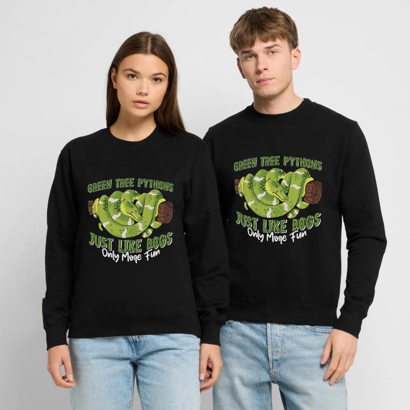Green Tree Python Unisex Sweatshirt