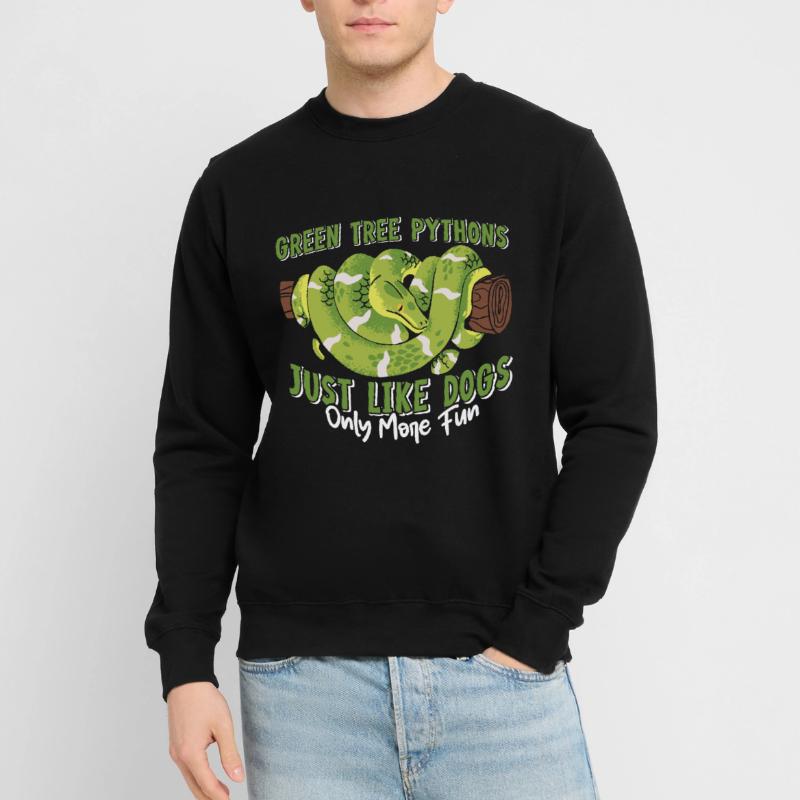 Green Tree Python Unisex Sweatshirt