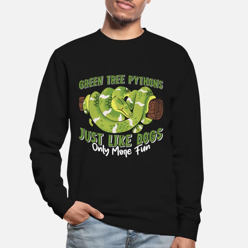 Green Tree Python Unisex Sweatshirt