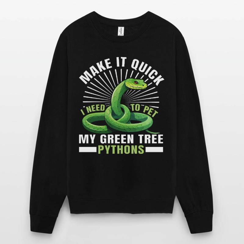 Green Tree Python Unisex Sweatshirt
