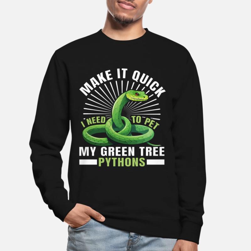 Green Tree Python Unisex Sweatshirt